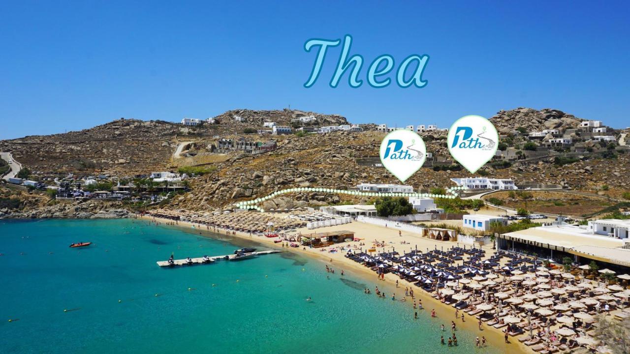 1Path Thea Mykonos Super Paradise Beach House Mykonos Town Exterior photo